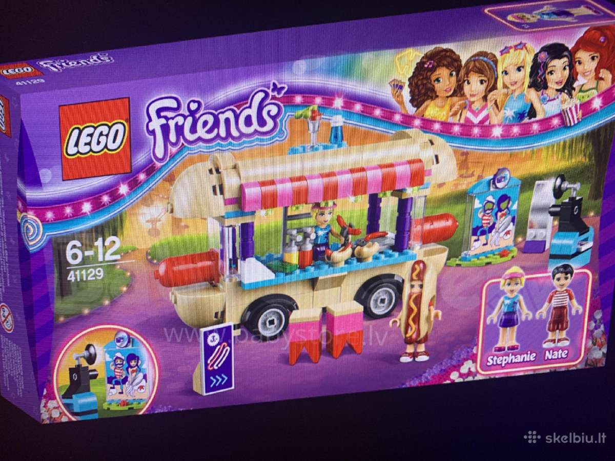 Lego Friends pramogų parko dešrainių vagonėlis