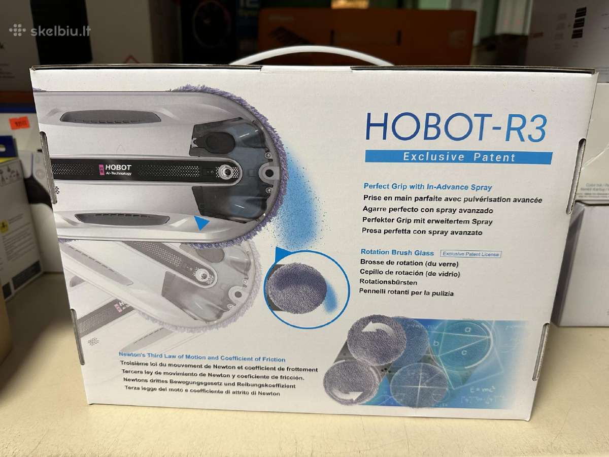 Hobot 2s kvadratinis su purškimu langu robotas new - nuotraukos Nr. 24