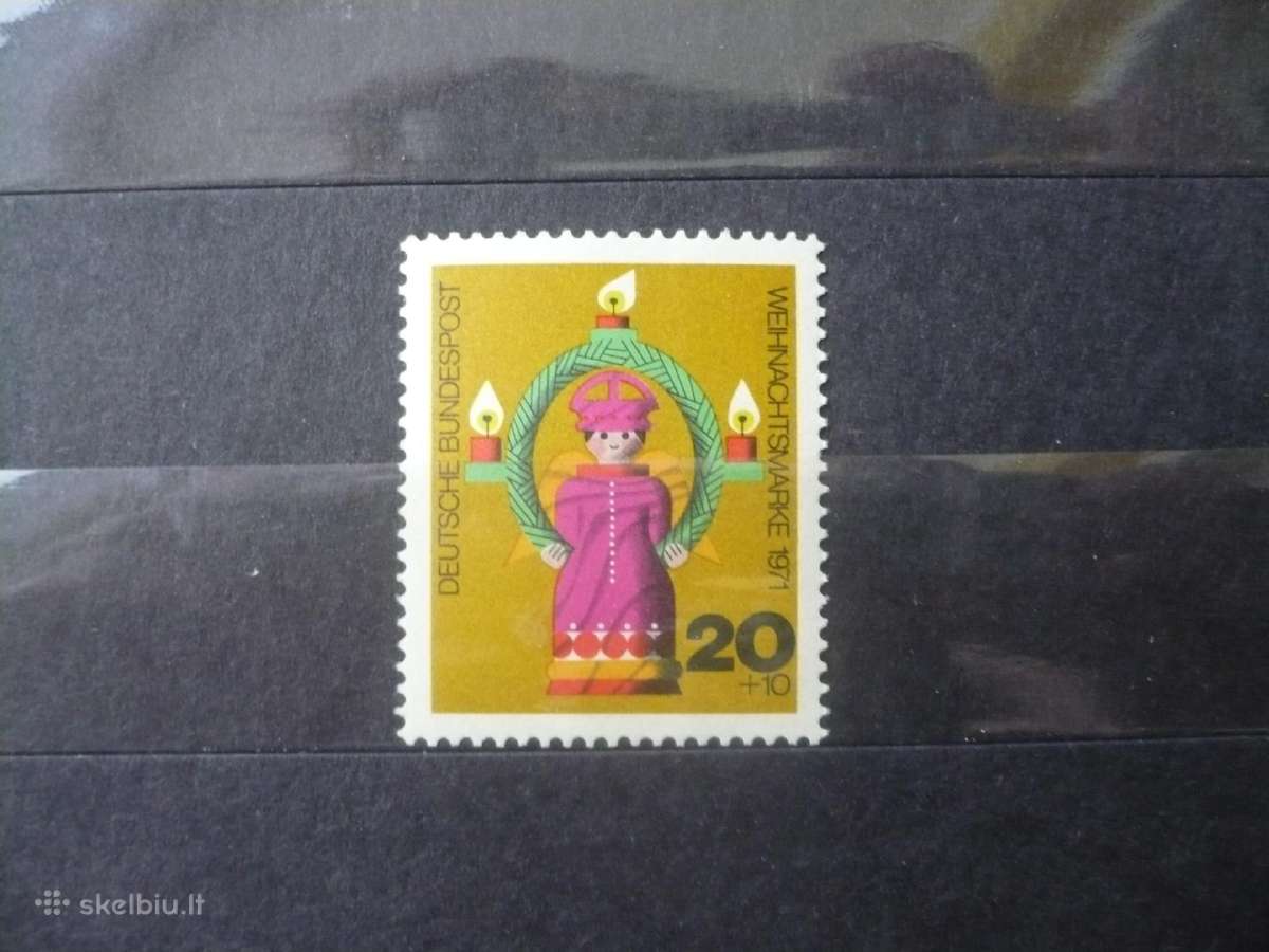 1971 metų Kalėdų pašto ženklai Mhn