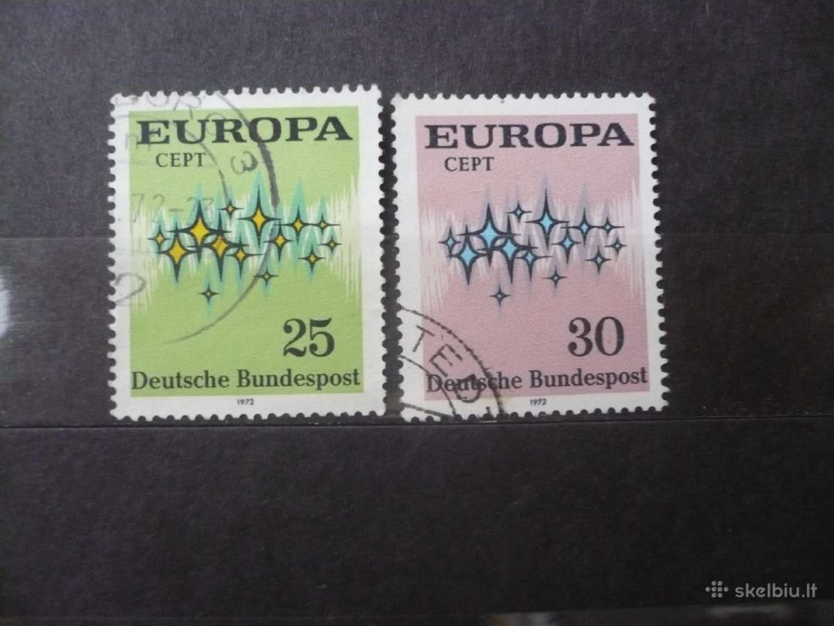 1972 m. Europa pašto ženklai