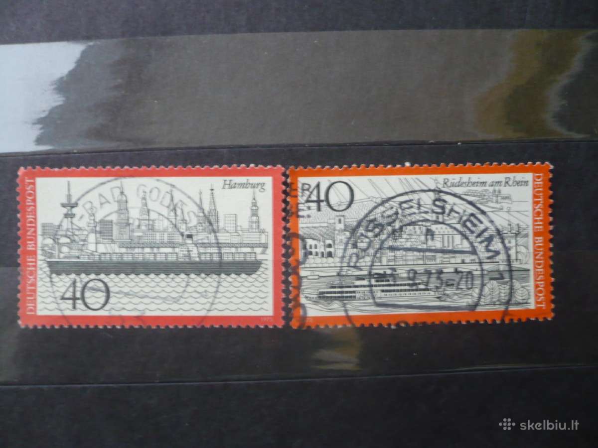1973 Hamburgas ir Riudesheimas prie Reino