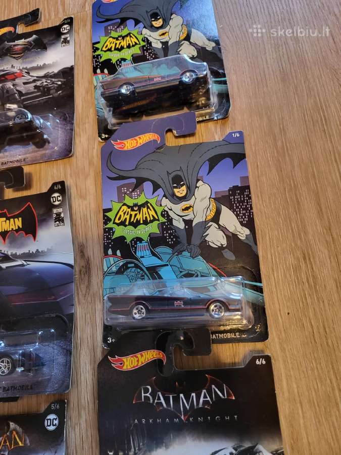 Hot Wheels Batman Batmobile Series modeliukai - nuotraukos Nr. 6
