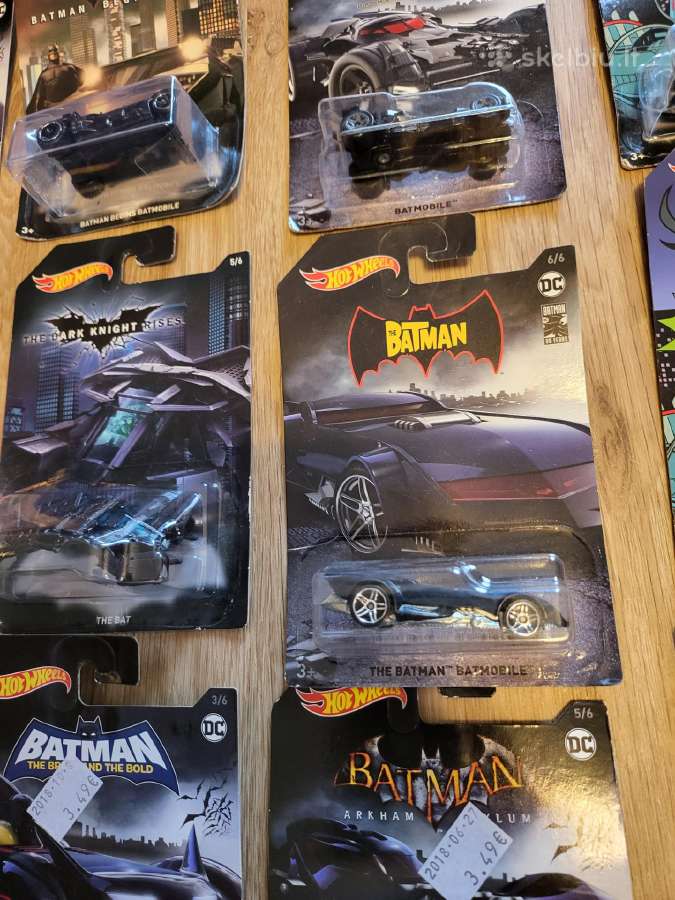 Hot Wheels Batman Batmobile Series modeliukai - nuotraukos Nr. 7