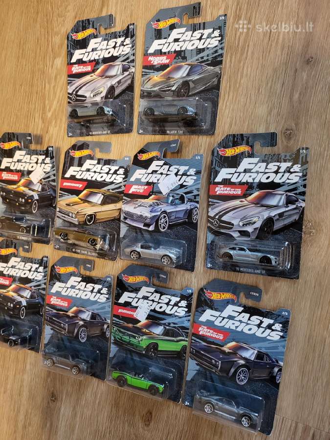 Hot Wheels Fast And Furious Special modeliukai - nuotraukos Nr. 2