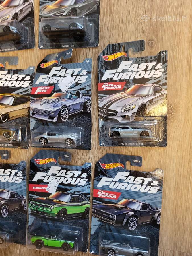 Hot Wheels Fast And Furious Special modeliukai - nuotraukos Nr. 3