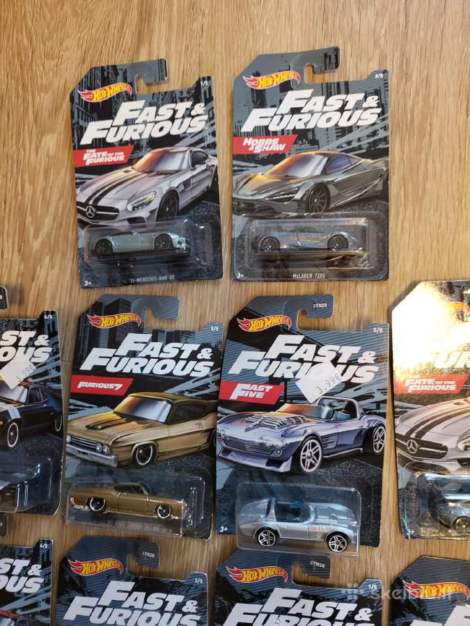 Hot Wheels Fast And Furious Special modeliukai - nuotraukos Nr. 4