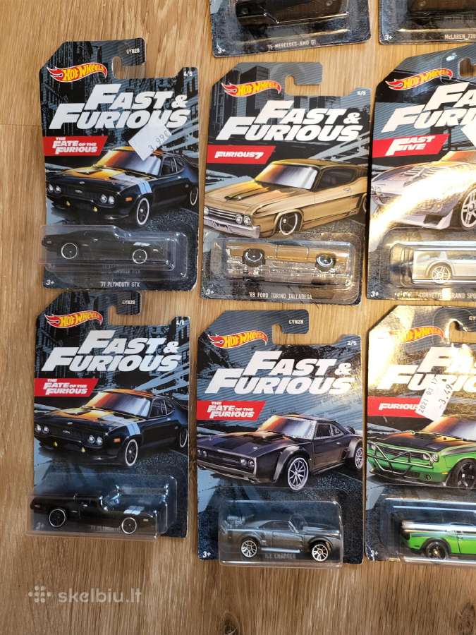 Hot Wheels Fast And Furious Special modeliukai - nuotraukos Nr. 5