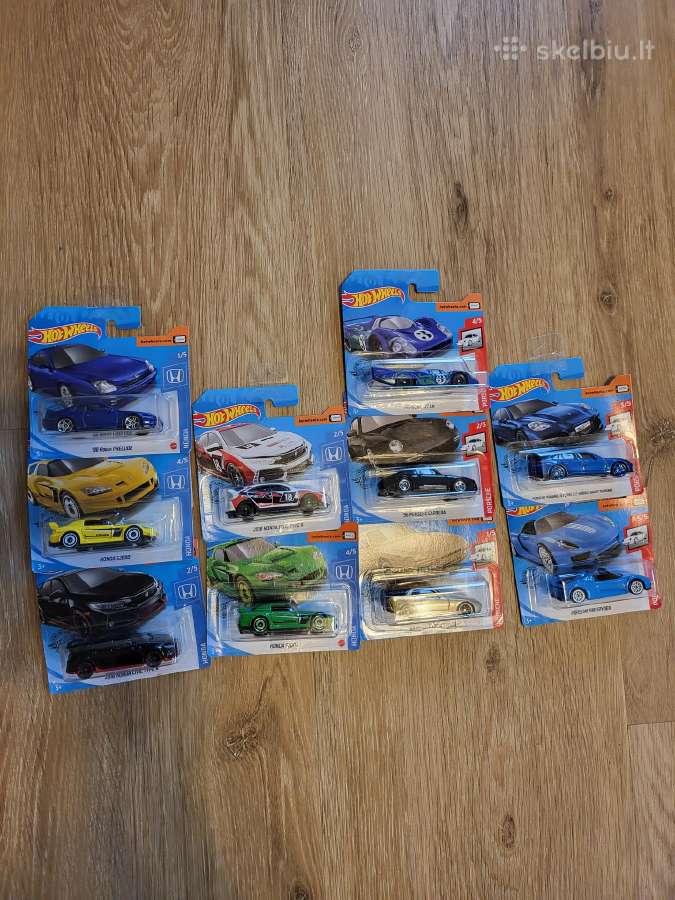 Hot Wheels Honda / Porsche modeliukai