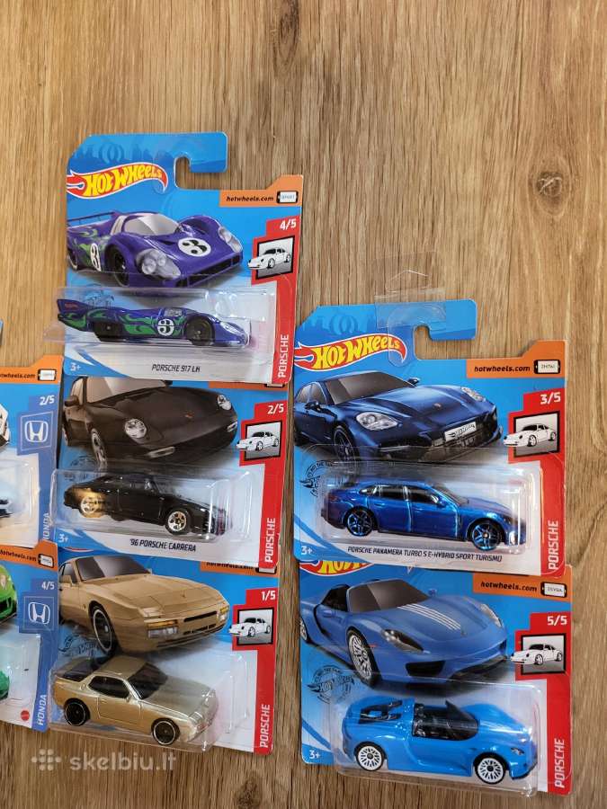 Hot Wheels Honda / Porsche modeliukai - nuotraukos Nr. 3