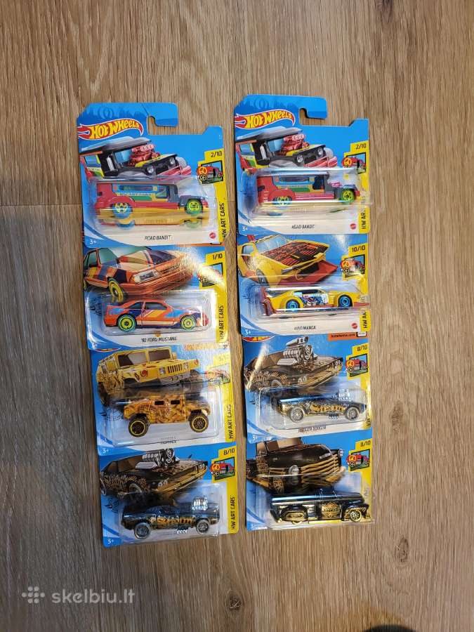 Hot Wheels Hw Art Cars modeliukai
