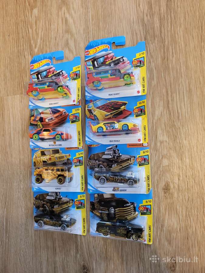 Hot Wheels Hw Art Cars modeliukai - nuotraukos Nr. 2