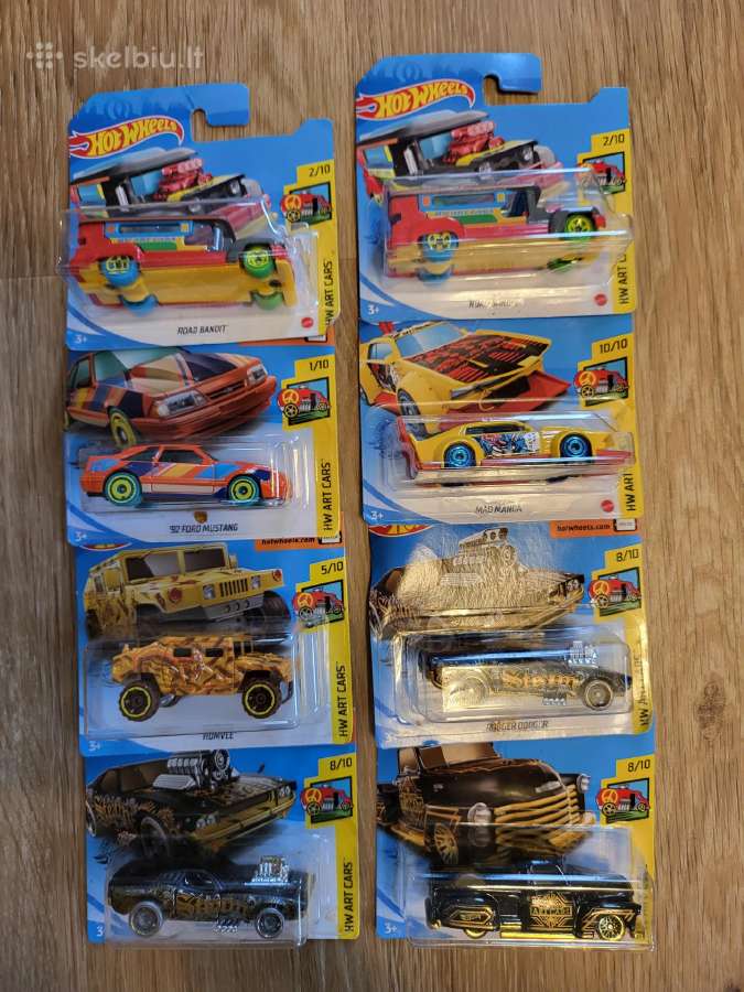 Hot Wheels Hw Art Cars modeliukai - nuotraukos Nr. 3