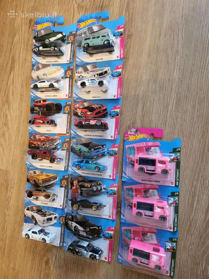 Hot Wheels Dream Garage/drift/getaways modeliukai - nuotraukos Nr. 2