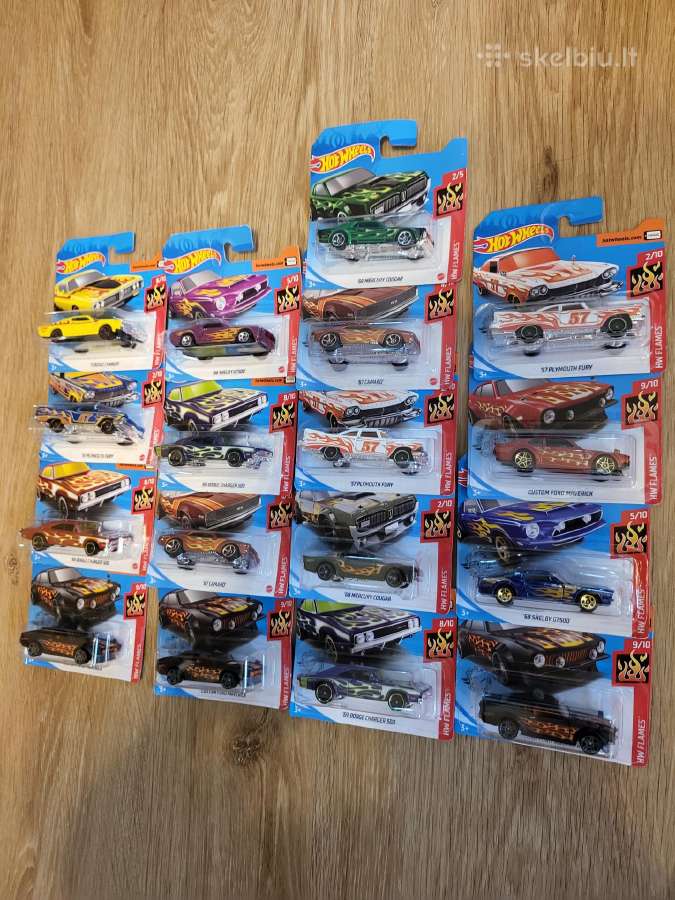 Hot Wheels Hw Flames modeliukai - nuotraukos Nr. 2