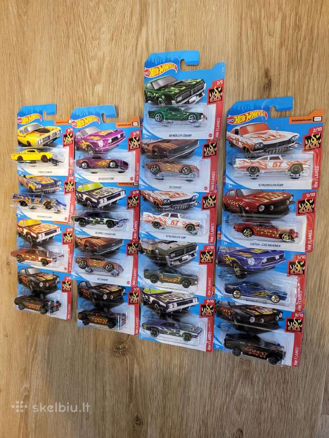 Hot Wheels Hw Flames modeliukai - nuotraukos Nr. 3