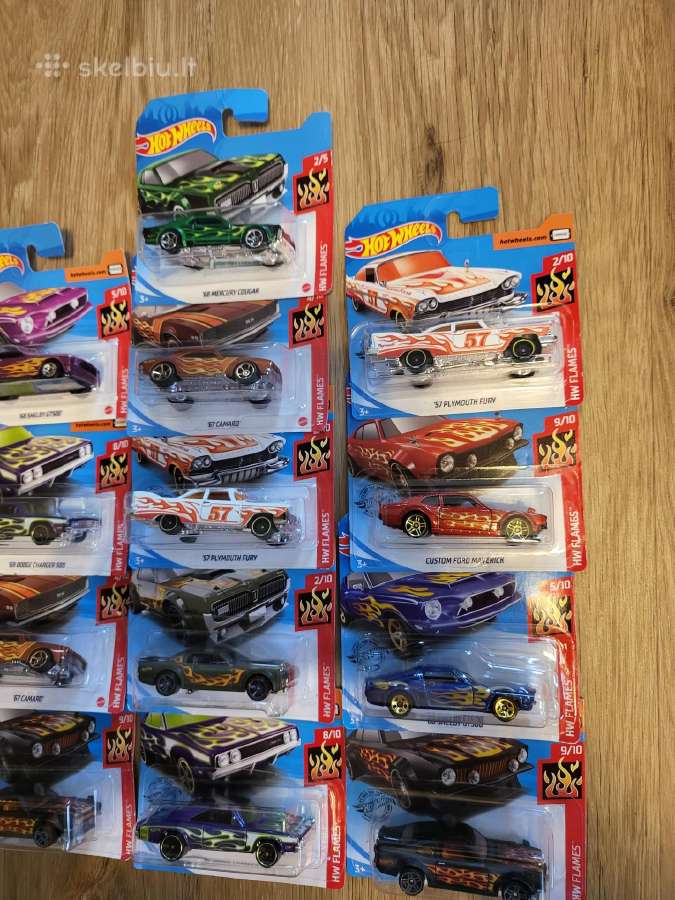 Hot Wheels Hw Flames modeliukai - nuotraukos Nr. 4