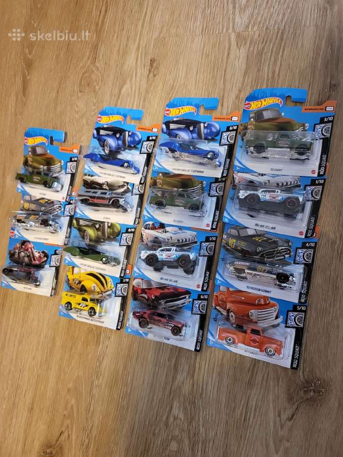 Hot Wheels Hw Rod Squad modeliukai - nuotraukos Nr. 2