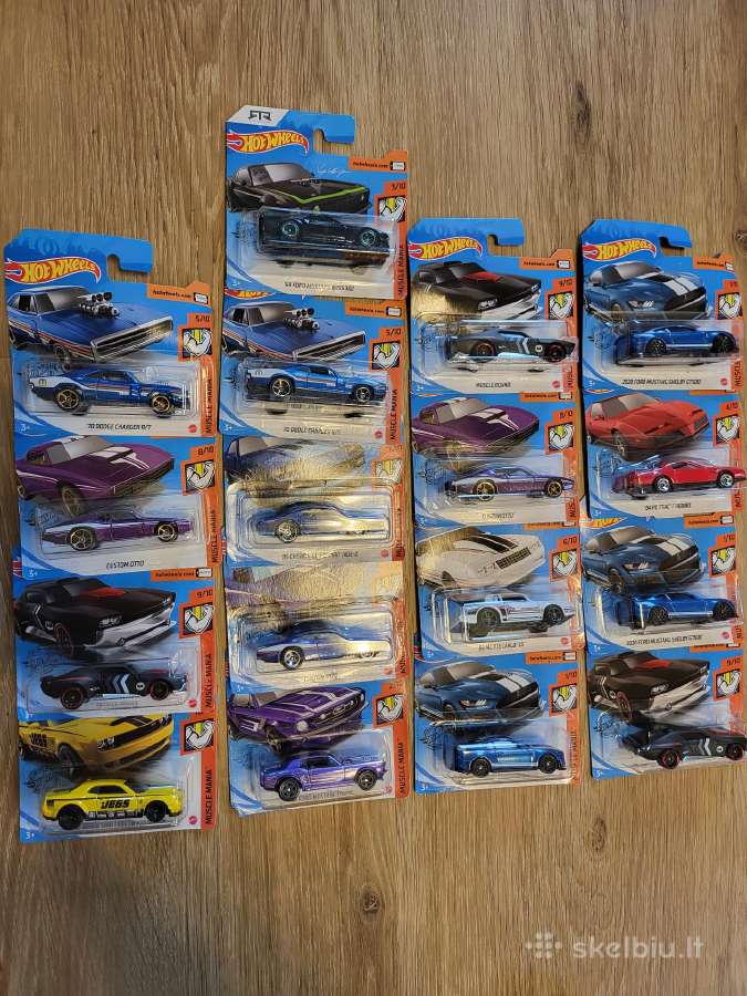 Hot Wheels Hw Musclemania modeliukai