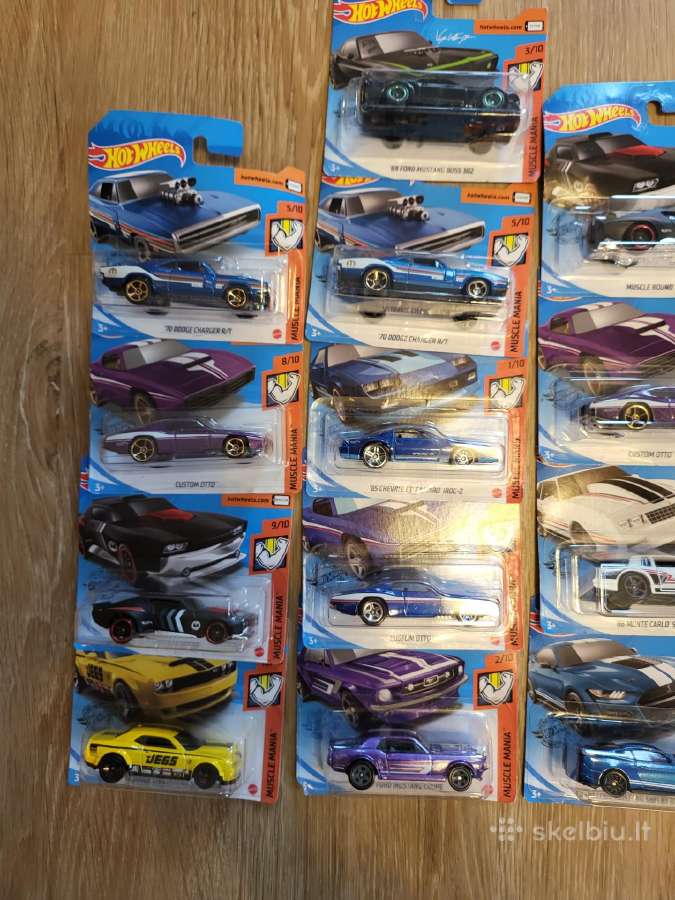 Hot Wheels Hw Musclemania modeliukai - nuotraukos Nr. 4