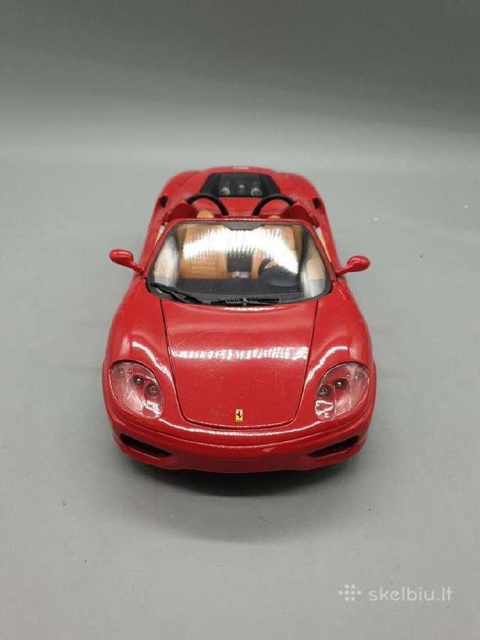 1:18 Hot Wheels Ferrari 360 Spider Cabrio modeliuk - nuotraukos Nr. 2