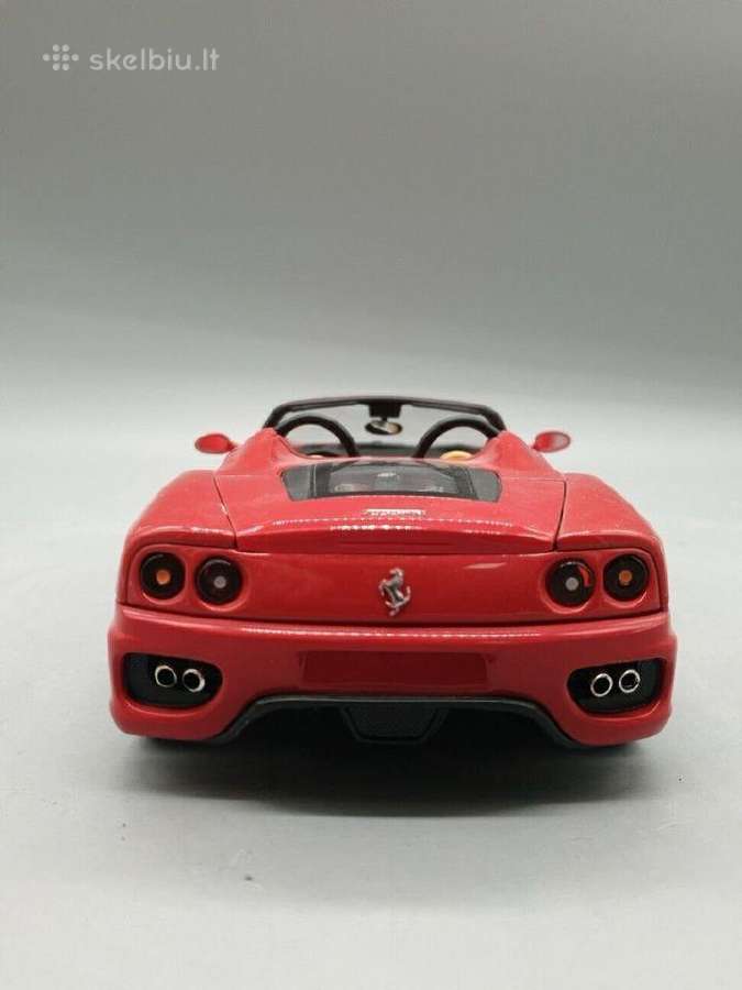 1:18 Hot Wheels Ferrari 360 Spider Cabrio modeliuk - nuotraukos Nr. 5