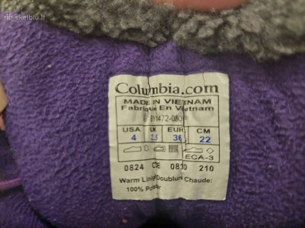 Columbia atsparūs drėgmei ir šalčiui 36 dydžio - nuotraukos Nr. 4