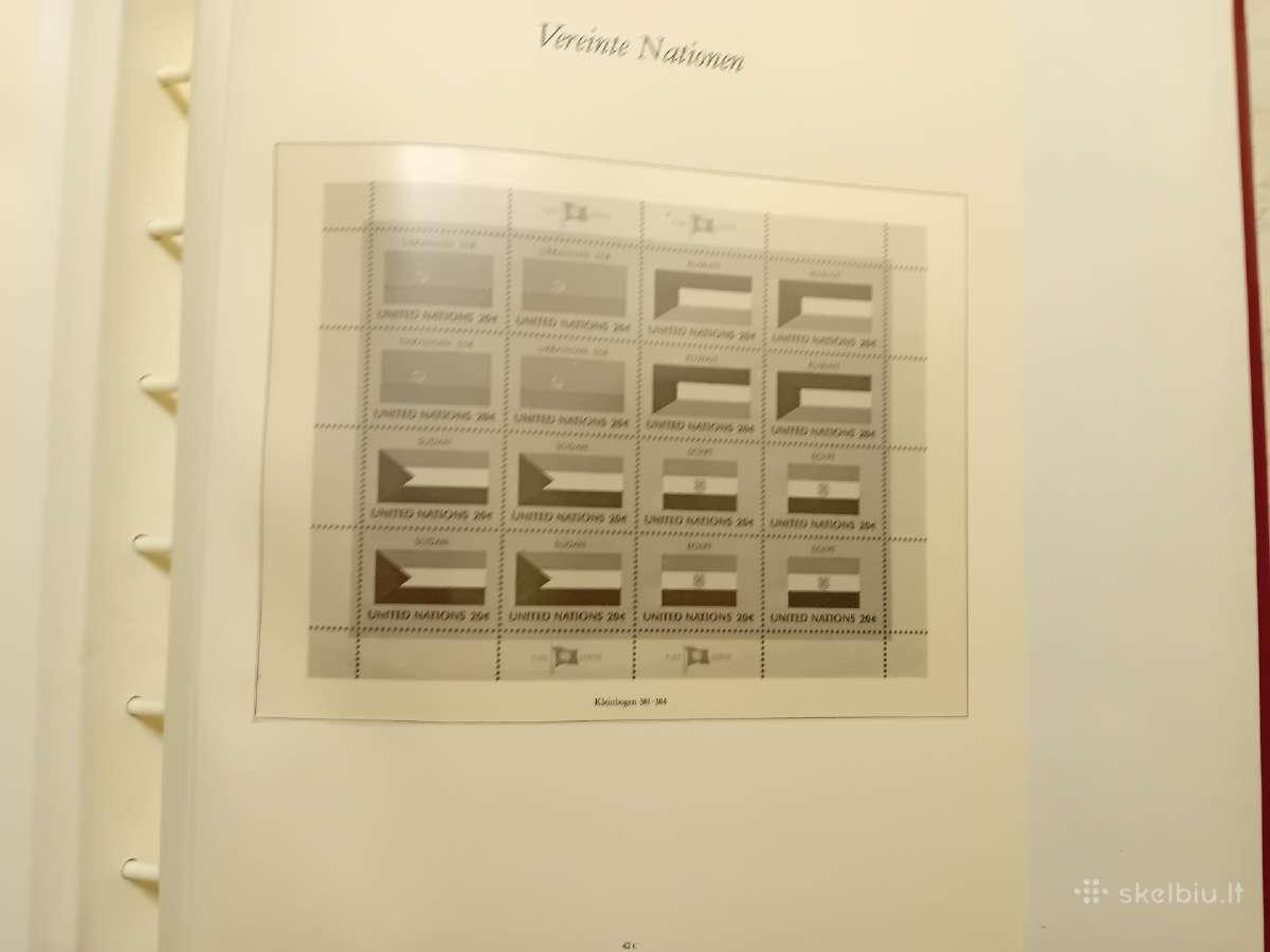 Jungtinių tautų pašto ženklai, albumas - nuotraukos Nr. 21