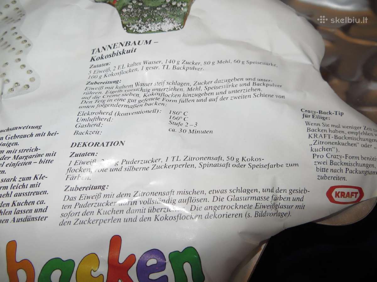 Kepimo forma Kaiser eglė vintažinė 29*39 cm - nuotraukos Nr. 7