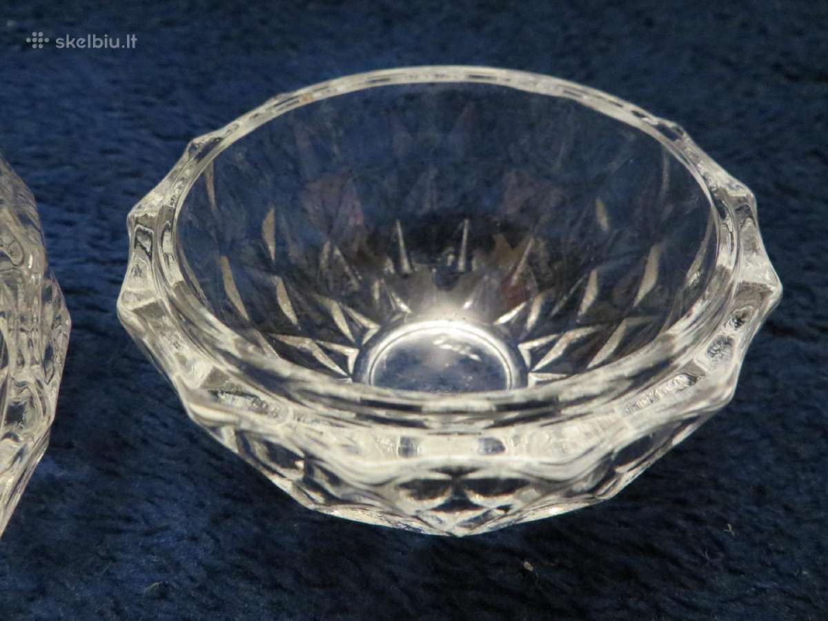 Stiklinė vintažinė dėžutė maža ~7 cm - nuotraukos Nr. 9