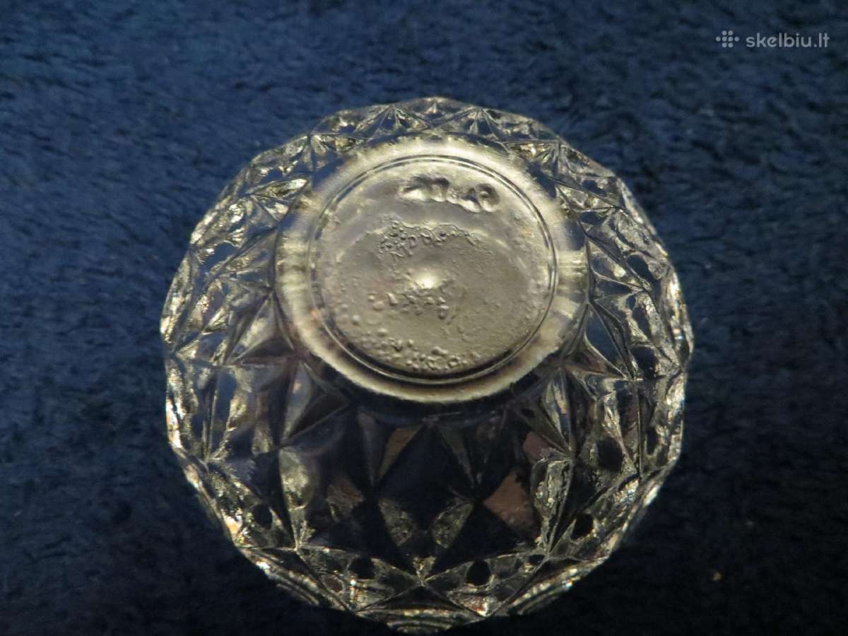 Stiklinė vintažinė dėžutė maža ~7 cm - nuotraukos Nr. 13