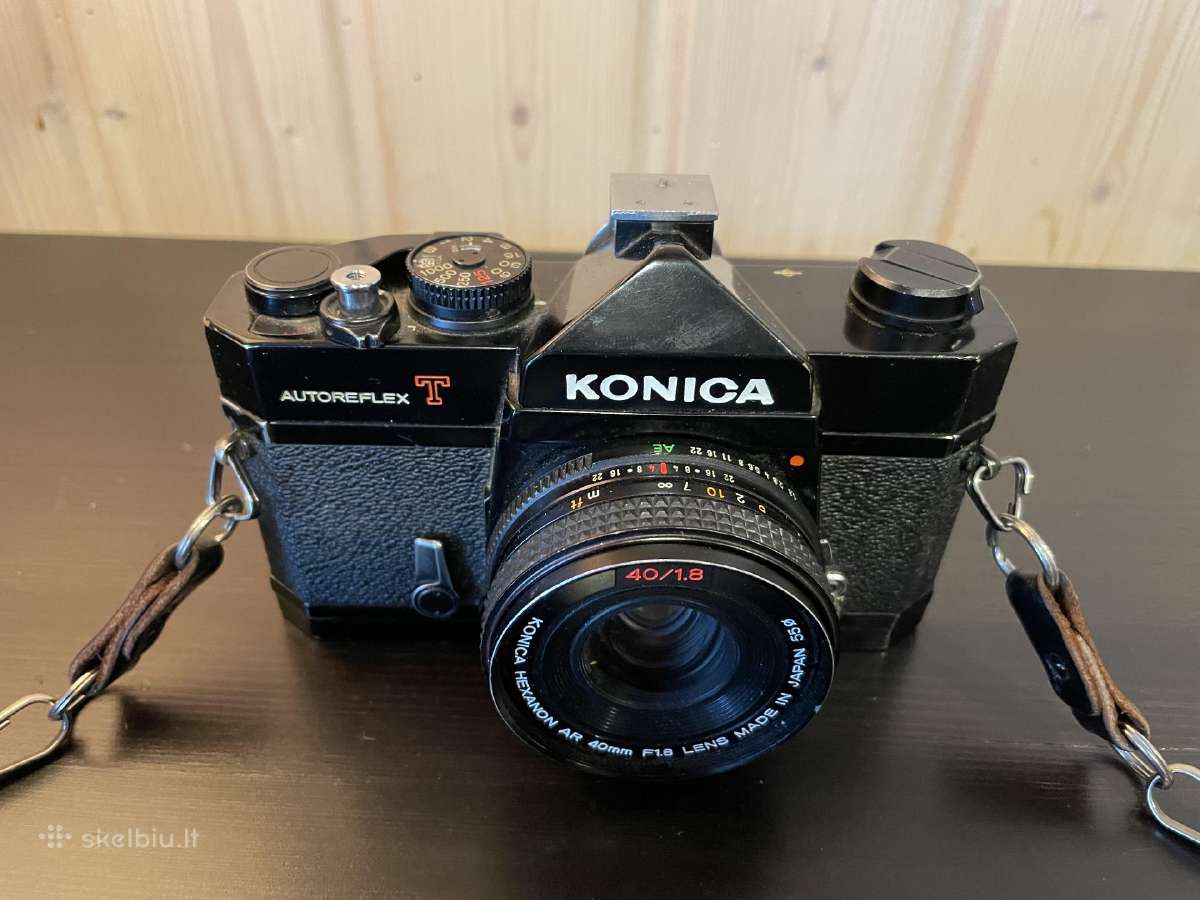 Vintažinis fotoaparatas Konica - nuotraukos Nr. 2