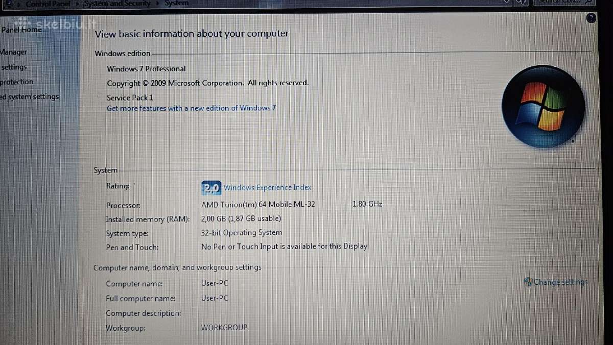 Hp Compaq nx6125 - nuotraukos Nr. 5