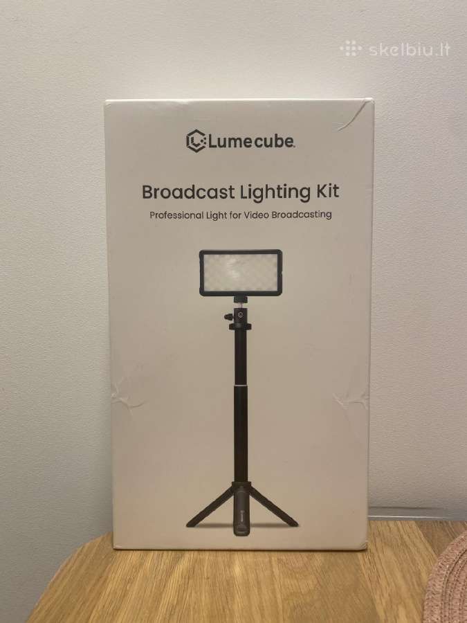 Lume cube LED apšvietimas web kamerai