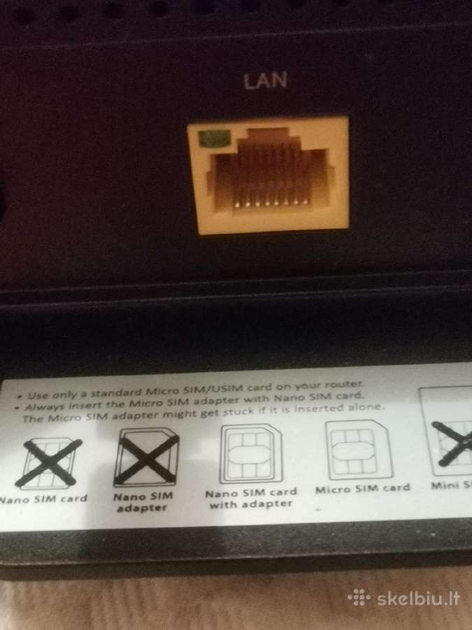 Asus 4G-n12-b1 Sim modemas - nuotraukos Nr. 4