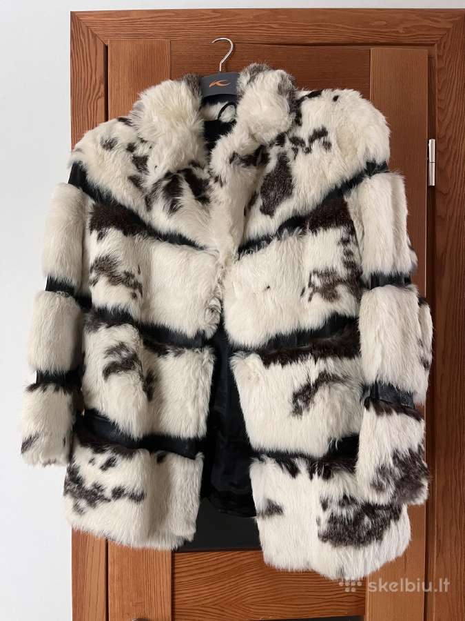 Vintage triušio kailinukai S dydis