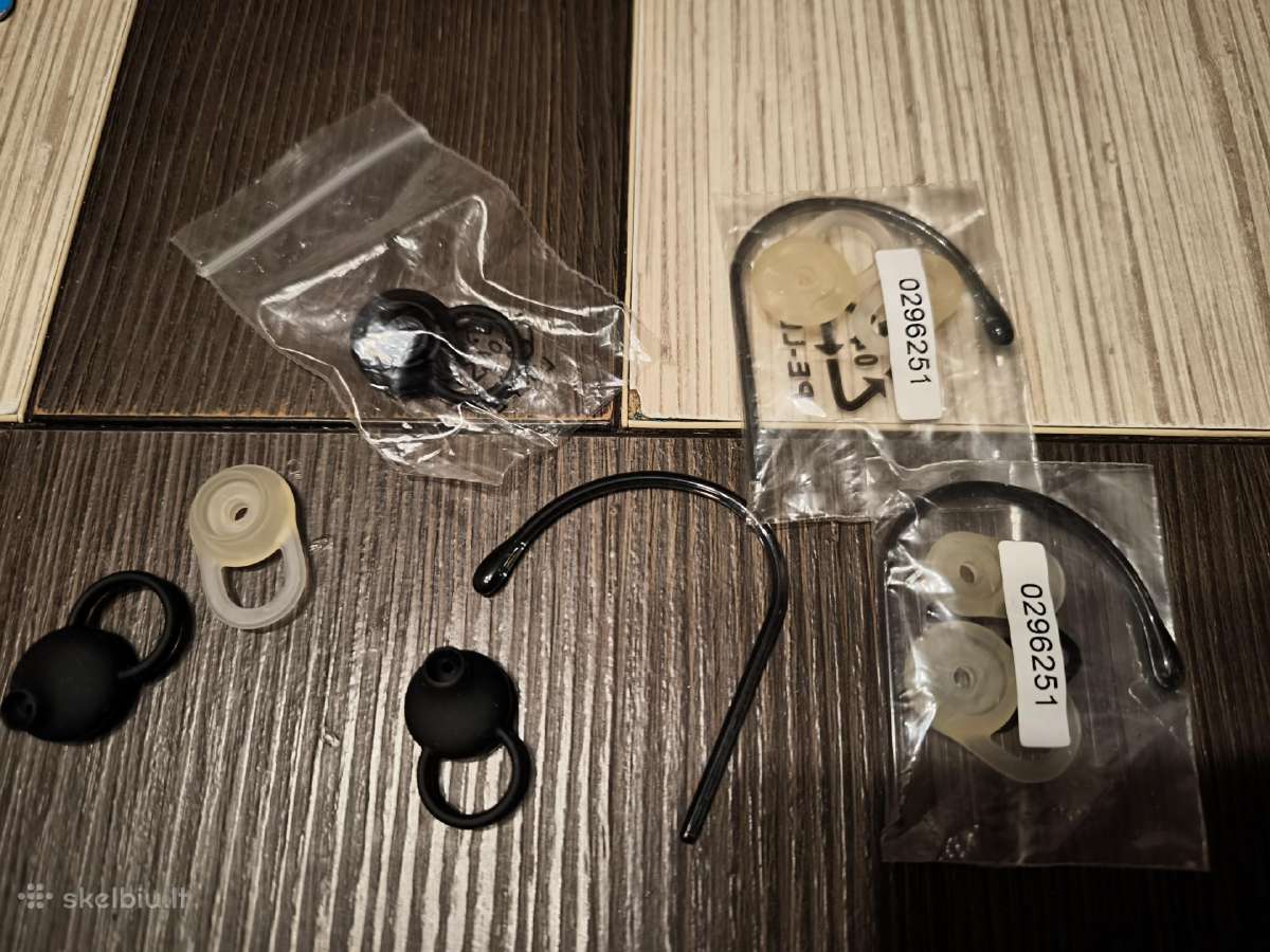 Bluetooth ausinės auselės ir silikoniniai kištuka