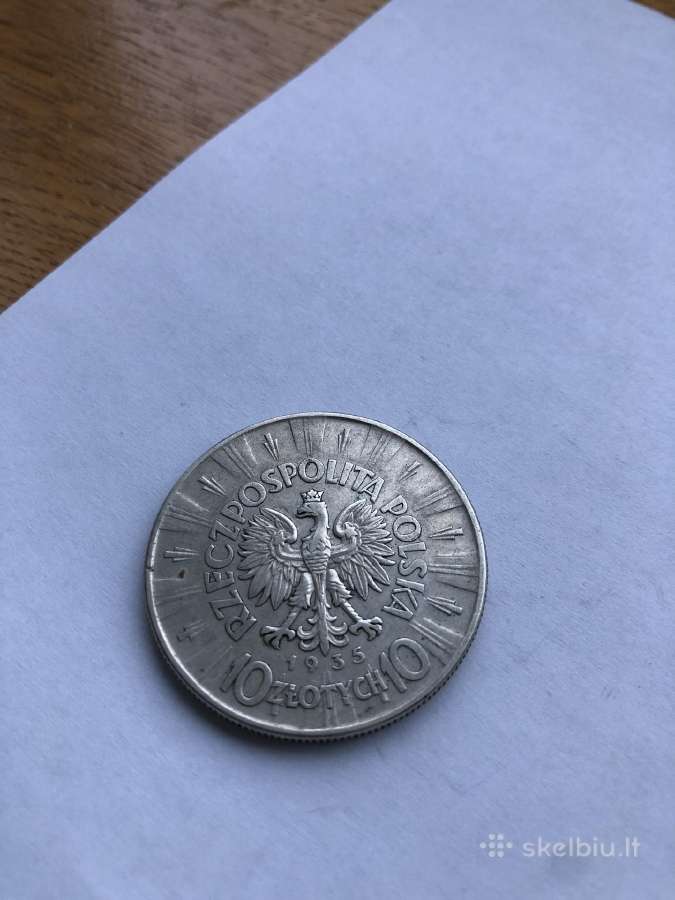 Lenkijos sidabro moneta - nuotraukos Nr. 6