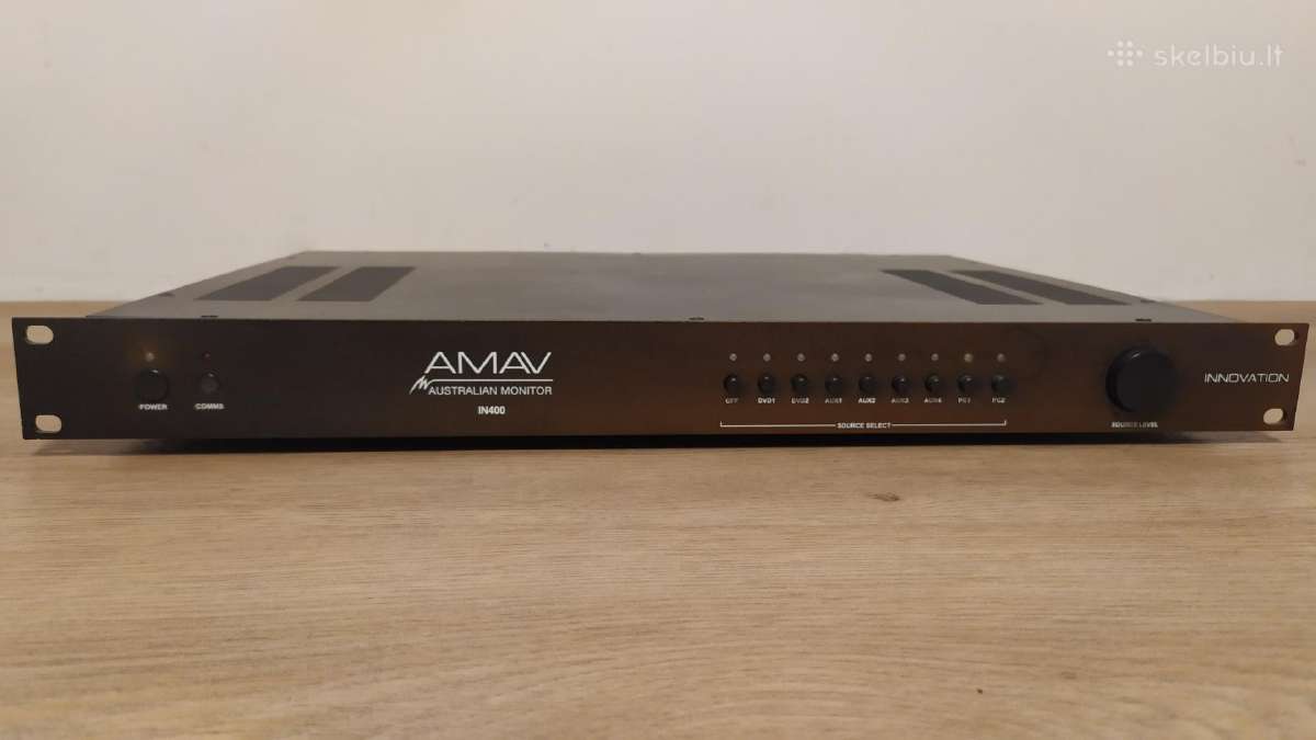 Amav In400 Australian Monitor audio video kontrol - nuotraukos Nr. 5