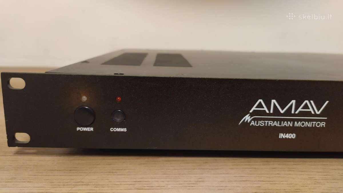 Amav In400 Australian Monitor audio video kontrol - nuotraukos Nr. 6