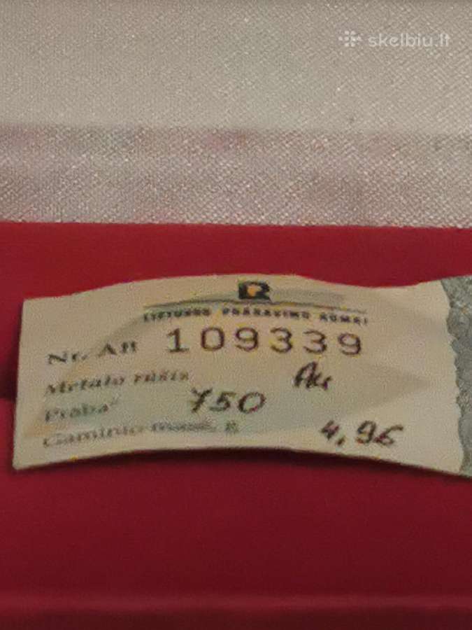 750 sertifikuotas žiedas su safyru ir briliantais - nuotraukos Nr. 14