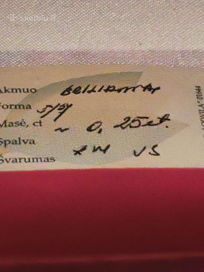 Prabuotas 750 pr žiedas su briliantais - nuotraukos Nr. 11
