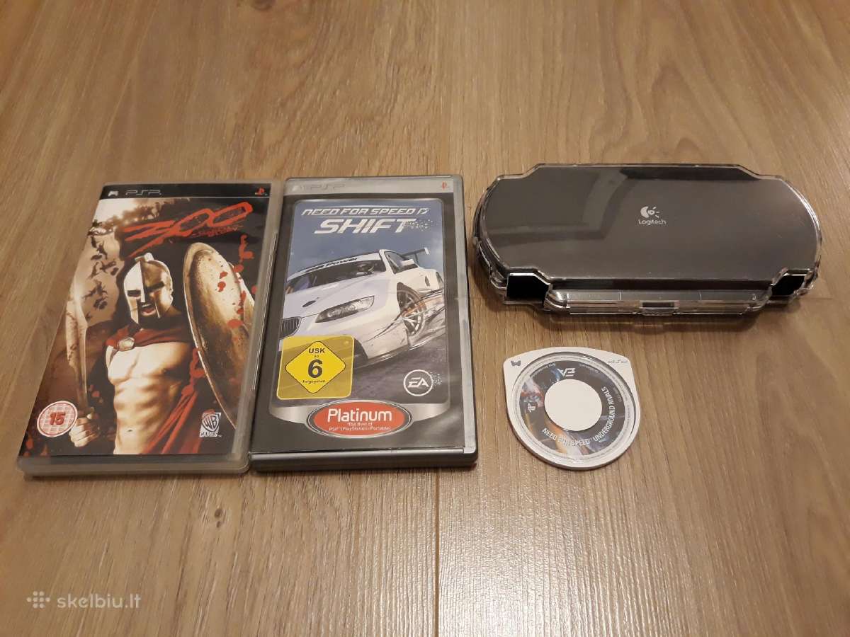 PSP originalūs žaidimai, dėklas