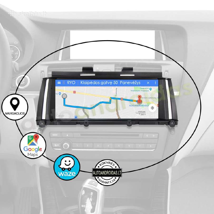 Bmw X3 F25 X4 F26 2011-17 Android multimedia GPS - nuotraukos Nr. 11