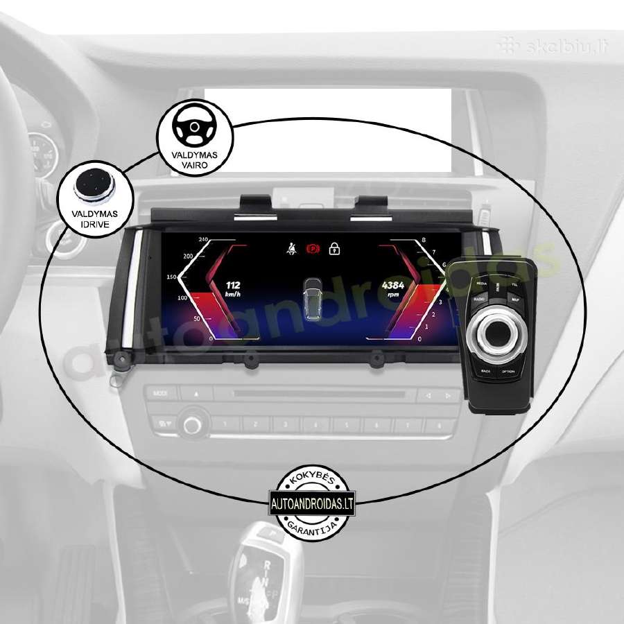 Bmw X3 F25 X4 F26 2011-17 Android multimedia GPS - nuotraukos Nr. 12