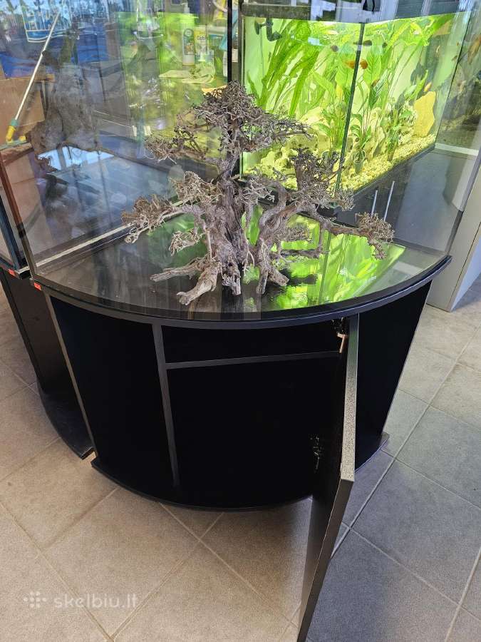 Kampininis akvariumas 210l su dangčiu ir lempomis - nuotraukos Nr. 2