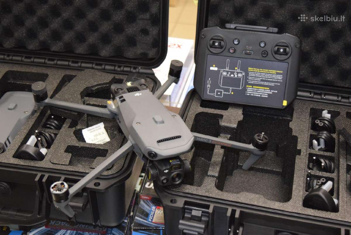 Dronai su termo kamera: Mavic 3ta