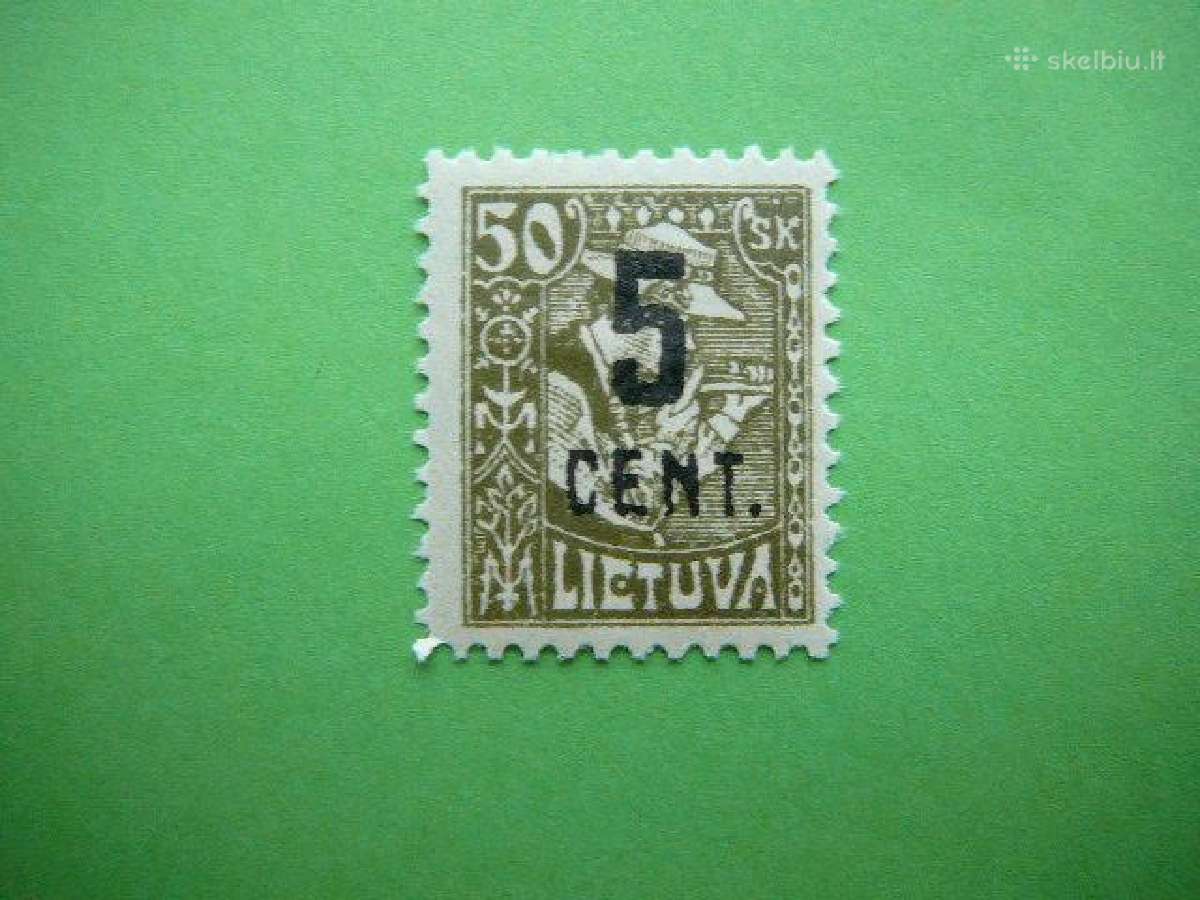 Lietuva 1922 5/50 svarus lit162sp