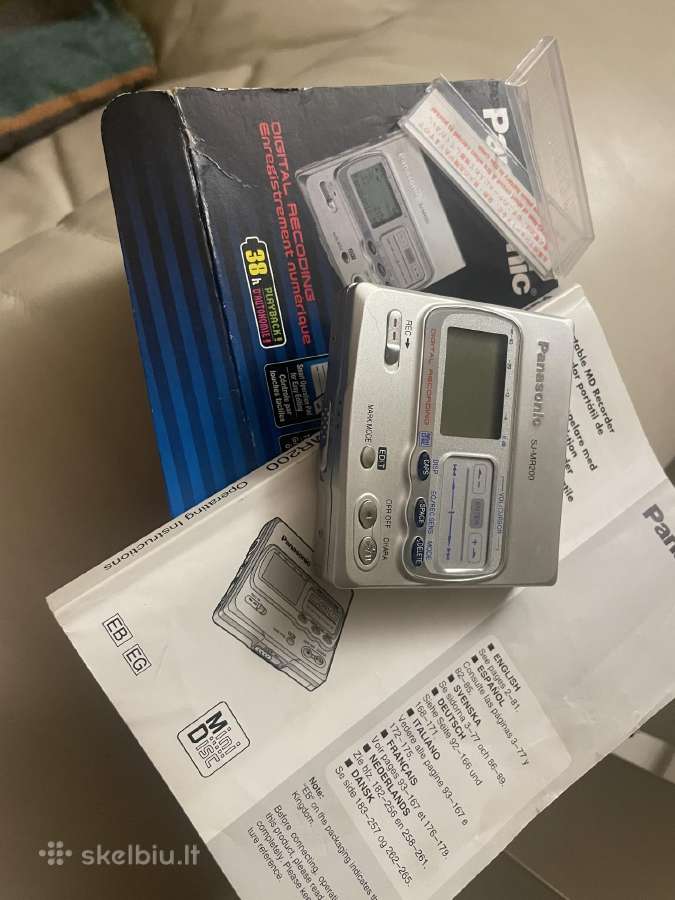 Sony minidisc , discman radija, JVC. Panasonic - nuotraukos Nr. 4