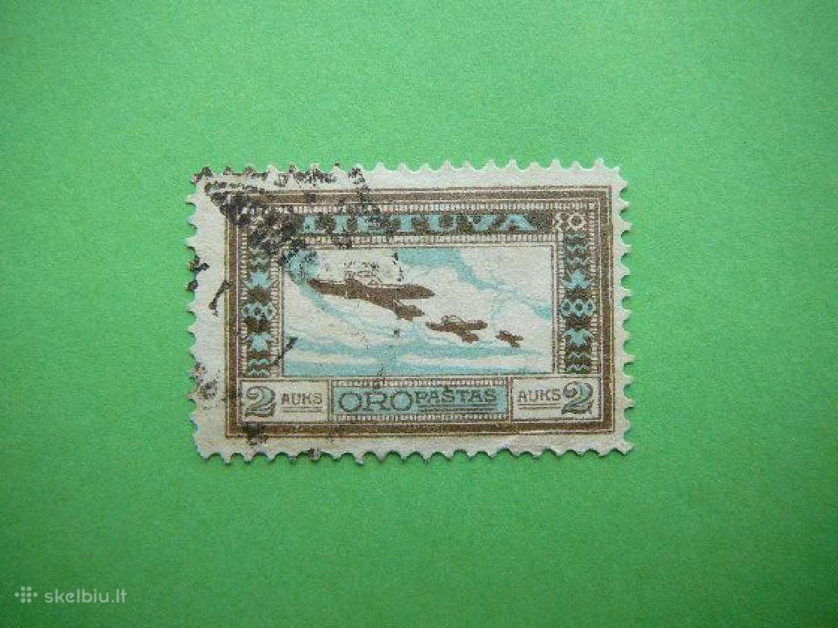 Lietuva 1921 Lektuvai antsp. lit107a