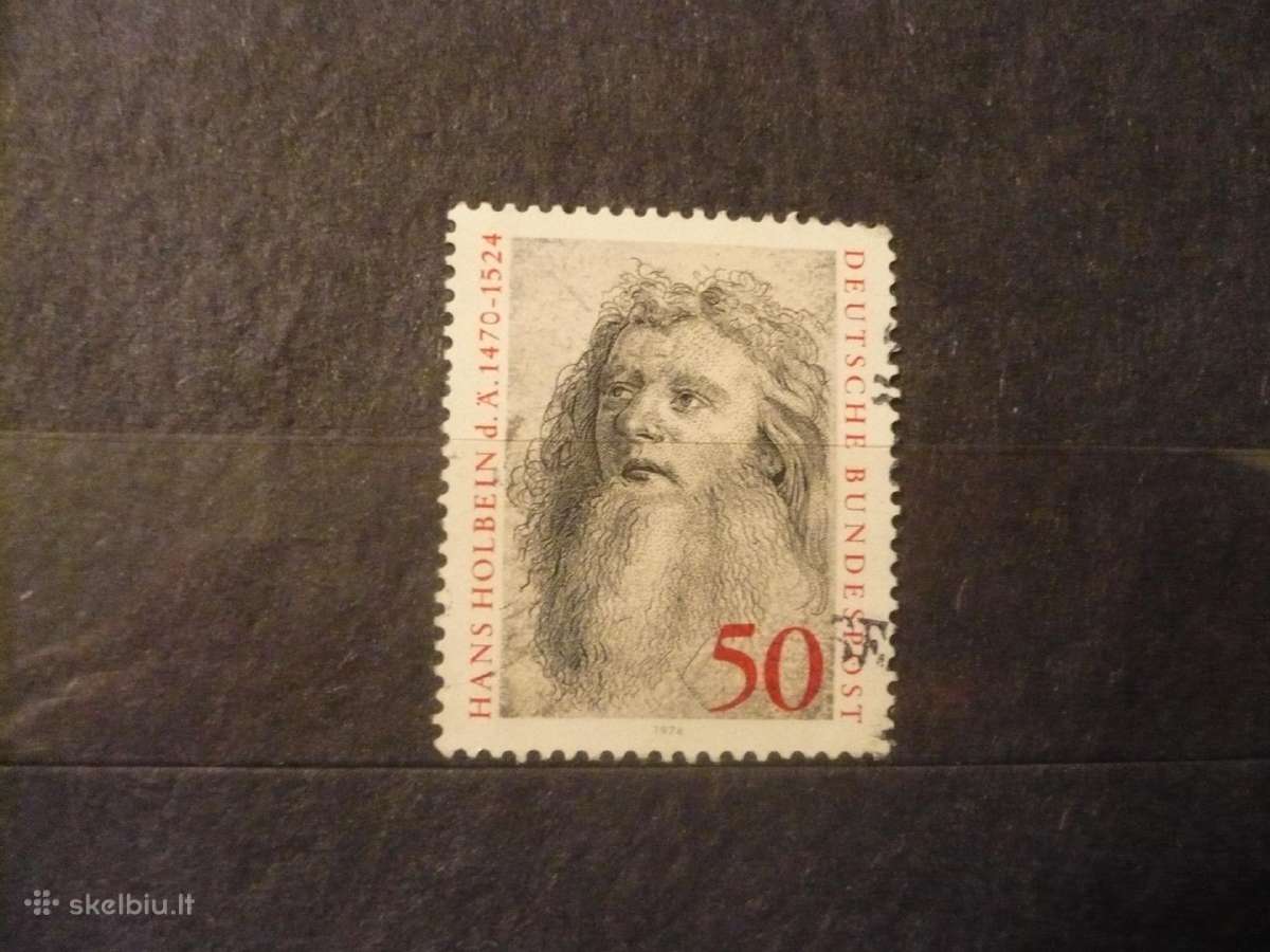 1974 m. 450-osios tapytojo Hanso Holbeino mirties